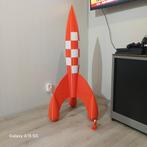 Maan raket kuifje stijl 125cm, Ophalen, Kuifje, Nieuw, Beeldje of Figuurtje