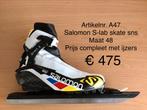 Nieuwe Salomon Clicknoren Maat 48, Klapschaats, Onbekend, Nieuw, Onbekend