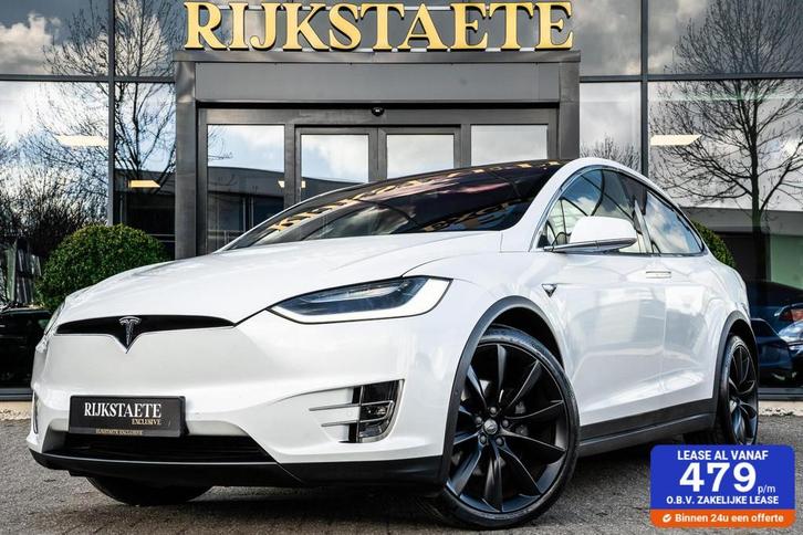 Tesla Model X 100D|AUTOPILOT|PANO|22''|360|LEDER|KEYLESS, Auto's, Tesla, Bedrijf, Te koop, Model X, 360° camera, 4x4, ABS, Achteruitrijcamera