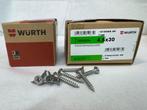 Spaanplaatschroeven RVS grote partij Würth 4,5x30 200 stuks, Ophalen, Schroeven, Nieuw, Minder dan 50 mm