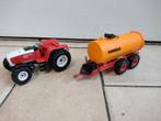 Siku Steyr trekker met mestwagen, Hobby en Vrije tijd, Modelauto's | 1:32, Ophalen of Verzenden, Zo goed als nieuw, Tractor of Landbouw