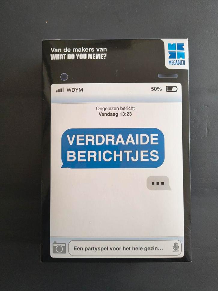 Verdraaide Berichtjes - Familiespel, Hobby en Vrije tijd, Gezelschapsspellen | Bordspellen, Ophalen of Verzenden