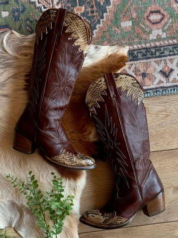 Arizona hoge cowboylaarzen 37 western boots blokhak beschikbaar voor biedingen