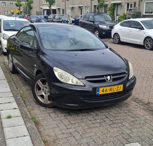 Peugeot 307 2.0 16V CC 130KW 2005 Zwart Cabrio, Auto's, Peugeot, Particulier, Benzine, E, Cabriolet, Handgeschakeld, Origineel Nederlands