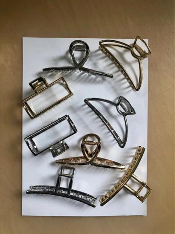  #Luxe set gouden & zilveren haarklemmen; 100% metaal/staal. beschikbaar voor biedingen