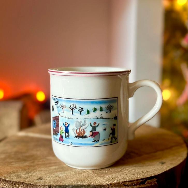 Villeroy & Boch Naif Christmas Kerstmok Mok Gerard Laplau, Huis en Inrichting, Keuken | Servies, Zo goed als nieuw, Overige typen