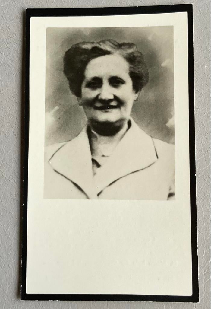 Adriana Henrica Petronella Leijten 1901-1954 Tilburg, Ophalen of Verzenden, Bidprentje