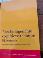 Aandacht gerichte cognitieve therapie bij depressie, Ophalen of Verzenden, Zo goed als nieuw, Cognitieve psychologie