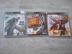 PS3 Games - Watch Dogs, Guitar Hero, Uncharted 3, Spelcomputers en Games, Ophalen of Verzenden, Gebruikt, Avontuur en Actie, Vanaf 16 jaar
