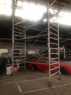 Rolsteiger 5m+ met 3 plateaus, z.g.a.n., Doe-het-zelf en Verbouw, Steigers, Ophalen of Verzenden, Zo goed als nieuw, Rolsteiger of Kamersteiger