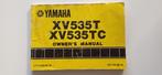 Instructieboekje Yamaha XV 535 T en TC 1986, Ophalen of Verzenden, Yamaha