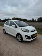 Kia Picanto 1.0 Cvvt 5-DRS 2014 Wit, Auto's, Voorwielaandrijving, Zwart, 400 kg, Wit