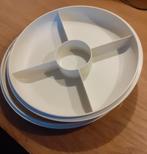 Tupperware hapjesschaal met deksel, Ophalen of Verzenden, Gebruikt, Crème
