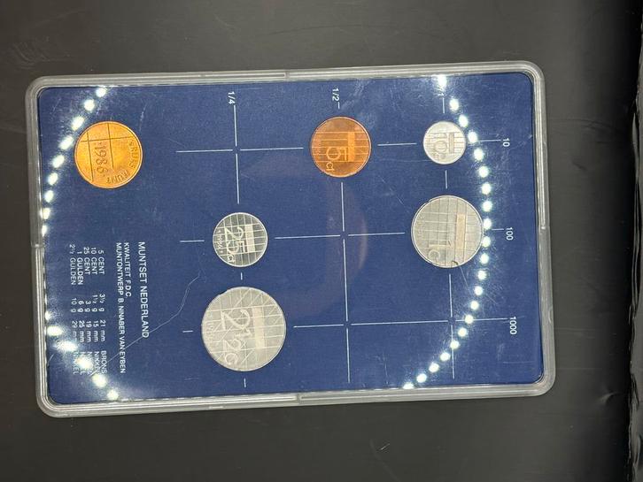 Jaarset 1980 + 10 Proofsets Koninklijke Munt (1982-1991), Postzegels en Munten, Munten | Nederland, 2½ gulden, Koningin Juliana