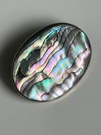 Broche met Abalone schelp, Sieraden, Tassen en Uiterlijk, Broches, Ophalen of Verzenden, Zo goed als nieuw, Overige materialen