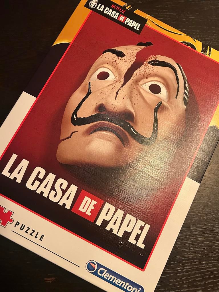 La Casa de Papel Puzzel - Clementoni, Ophalen of Verzenden, Nieuw, Plaatje