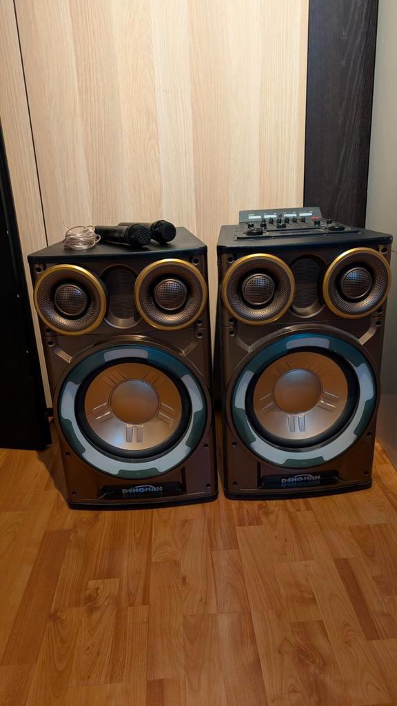 2 Bluetooth (Karaoke) Boxen, Audio, Tv en Foto, Luidsprekers, Gebruikt, Overige typen, Overige merken, Ophalen