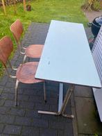 Gratis Bureau met 2 stoelen, Gebruikt, Twee, Overige kleuren, Ophalen of Verzenden