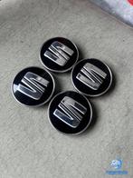 ORIGINELE Seat naafkap naafdop set zwart, Auto diversen, Wieldoppen, Gebruikt, -, Verzenden, -