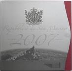 San Marino, BU set 2007, 2008, 5 euro zilver, Setje, Zilver, San Marino, Overige waardes
