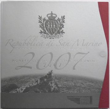 San Marino, BU set 2007, 2008, 5 euro zilver beschikbaar voor biedingen