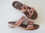 Ara maat 38 G kleurrijke slippers muiltjes Karo lage hakken, Kleding | Dames, Schoenen, Verzenden, Sandalen of Muiltjes, Zo goed als nieuw