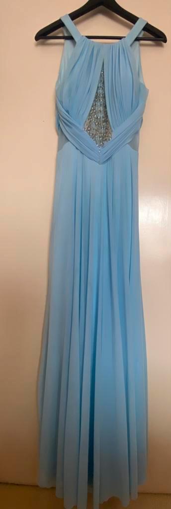 Feest - Gala - Cocktail Jurk, Kleding | Dames, Gelegenheidskleding, Zo goed als nieuw, Galajurk, Blauw, Ophalen of Verzenden