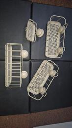 Hema - zuignap douche plankjes, Ophalen of Verzenden, Zo goed als nieuw, Beige, Overige typen