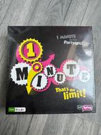 1 Minuut Spel - Nieuw in Verpakking!, Drie of vier spelers, Ophalen of Verzenden, Nieuw