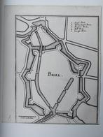 5 / Grondtekening van Brielle - Briel door C. Merian in 1659, Antiek en Kunst, Ophalen of Verzenden