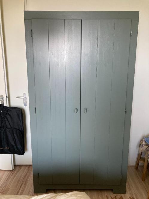 Kledingkast Woood, Huis en Inrichting, Kasten | Kledingkasten, Gebruikt, 200 cm of meer, 100 tot 150 cm, 50 tot 75 cm, Met lade(s)