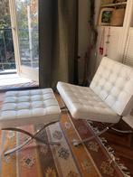 Barcelona replica Mies van der Rohe, Huis en Inrichting, Fauteuils, Ophalen, Gebruikt, Leer