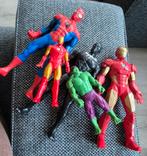 Marvel Actiefiguren Set - Hulk, Ironman, Spiderman, Ophalen of Verzenden, Gebruikt