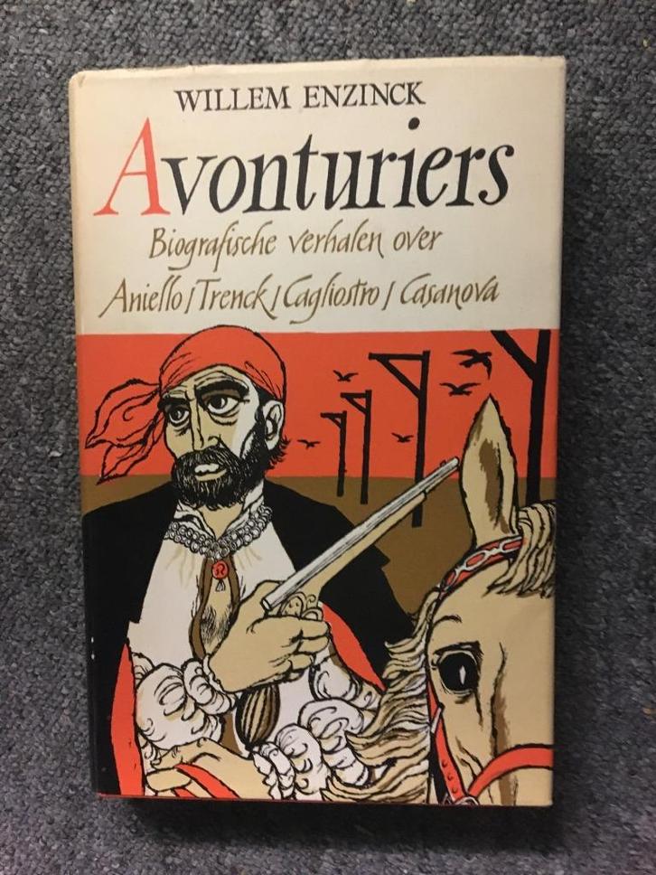 AVONTURIERS Biografische verhalen GESIGNEERD; Willem Enzinck, Boeken, Literatuur, Zo goed als nieuw, Nederland, Ophalen of Verzenden