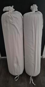 Twee rolkussens met hoes van de Ikea, Huis en Inrichting, Woonaccessoires | Kussens, Ophalen, Gebruikt, Overige kleuren, Rond
