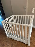 Witte Box TWF Laura met lade, Kinderen en Baby's, Boxen, Ophalen of Verzenden, Zo goed als nieuw, In hoogte verstelbaar