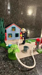 5169 brandweer brandend huis blussen & brandweer quad, Kinderen en Baby's, Speelgoed | Playmobil, Complete set, Gebruikt, Ophalen of Verzenden