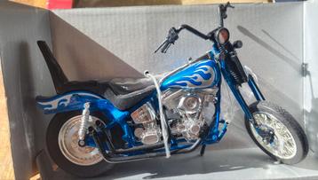 Harley motor bike die-cast metal bike
