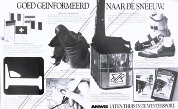 Vintage advertentie reclame ANWB 1981 auto beschikbaar voor biedingen