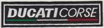 Ducati Corse stoffen opstrijk patch embleem #15, Verzenden