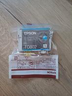 Inkt cartridge Epson T0802 Cyan, Ophalen of Verzenden, Nieuw, Cartridge, Epson