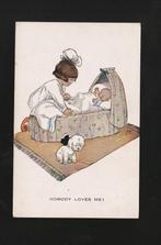 Prachtige ansicht baby moet naar bed B17-24, Ophalen of Verzenden, Voor 1920, Gelopen, Kinderen