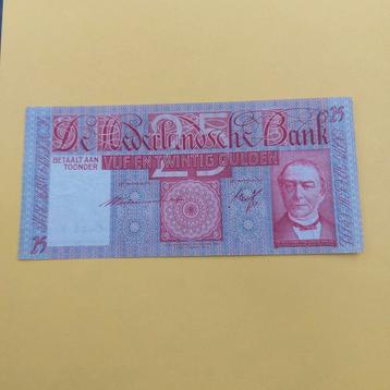 25 gulden biljet Mees uit 1941 in PR-
 beschikbaar voor biedingen