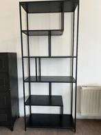 Zwarte kast stellingkast vakken kast, Ophalen, Zo goed als nieuw