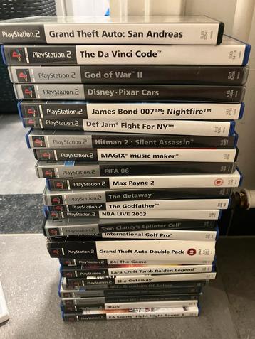 Playstation 2 spellen 25 stuks beschikbaar voor biedingen