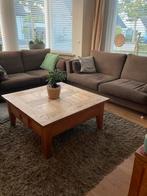 Teak Houten Salontafel - 100x100cm, Ophalen, Gebruikt, 100 tot 150 cm, Minder dan 50 cm