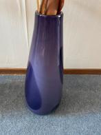 2 mooie vazen incl. droogbloemen, Overige kleuren, Verzenden, Minder dan 50 cm, Glas