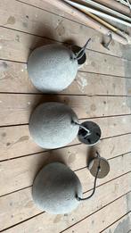 Hanglamp betonlamp 3 stuks beton lamp hang, Ophalen of Verzenden, Zo goed als nieuw, Minder dan 50 cm