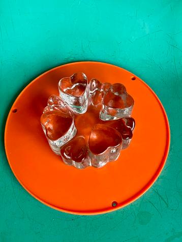 Vintage glas warmte waxine theelicht Glasdesign Georgshutte beschikbaar voor biedingen
