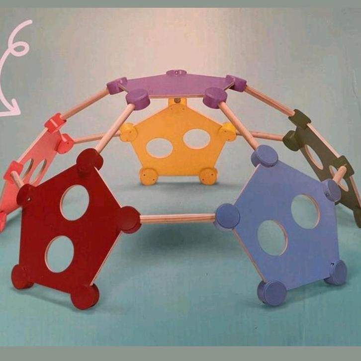 Houten klimrek - gebruikt, Kinderen en Baby's, Speelgoed | Houten speelgoed, Gebruikt, Overige typen, Ophalen